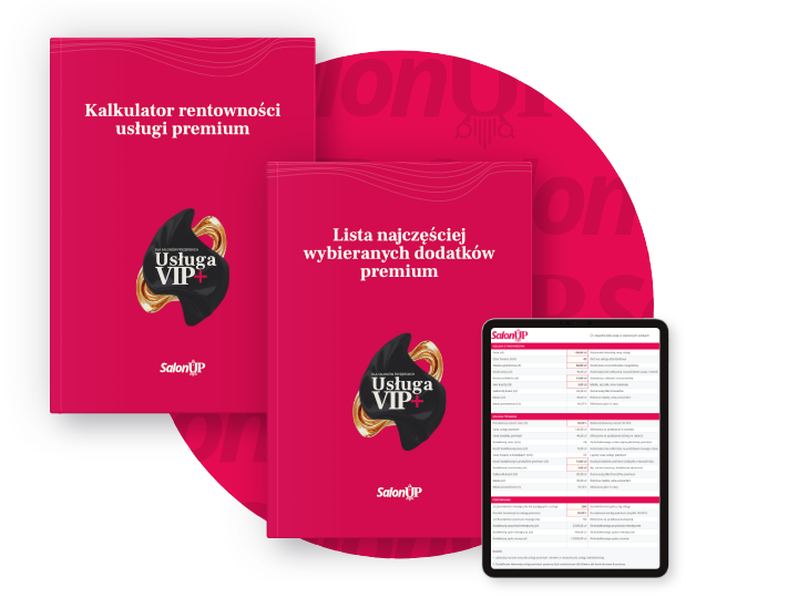 Zawartość kursu Usługa VIP dla salonów fryzjerskich