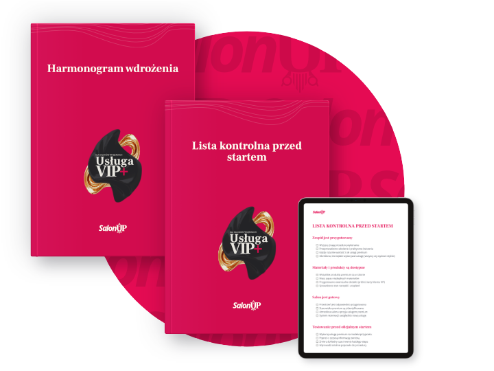 Zawartość kursu Usługa VIP dla salonów fryzjerskich