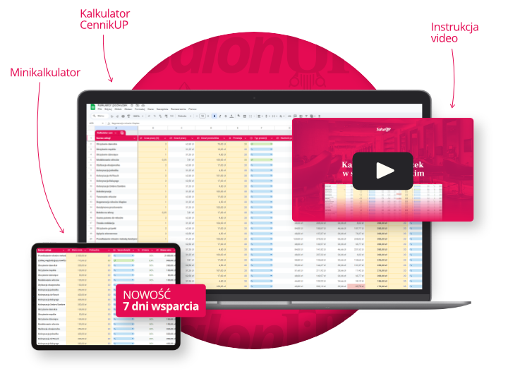 Kalkulator podwyżek dla salonów fryzjerskich