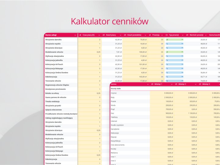 Kalkulator podwyżek CennikUP