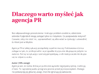 Odpowiadaj na opinie jak agencja PR