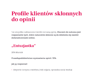 Psychologia opinii — Jak rozpoznać zadowolonego klienta
