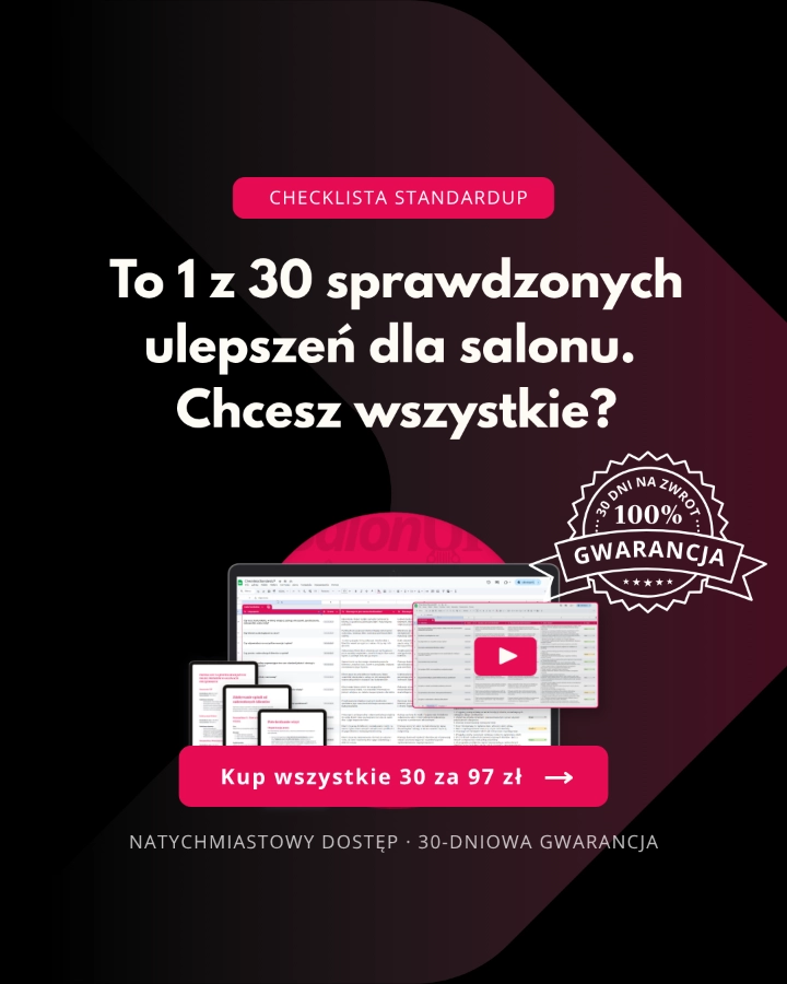 Czy kontaktujesz się z nowymi klientami po wizycie w salonie?