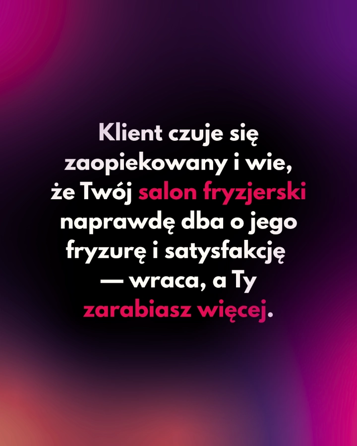 Czy kontaktujesz się z nowymi klientami po wizycie w salonie?