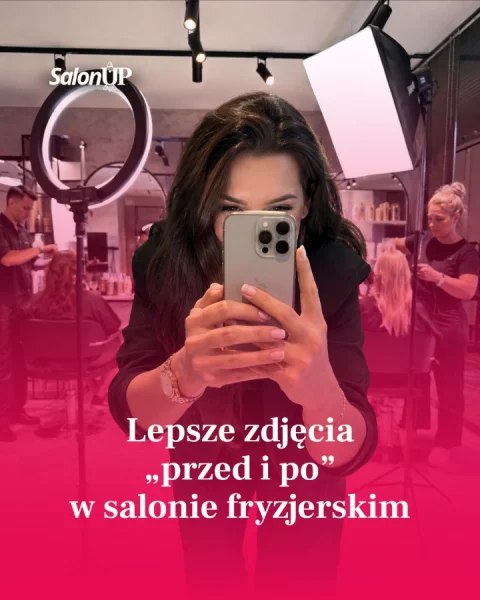 Lepsze zdjęcia „przed i po” w salonie fryzjerskim.